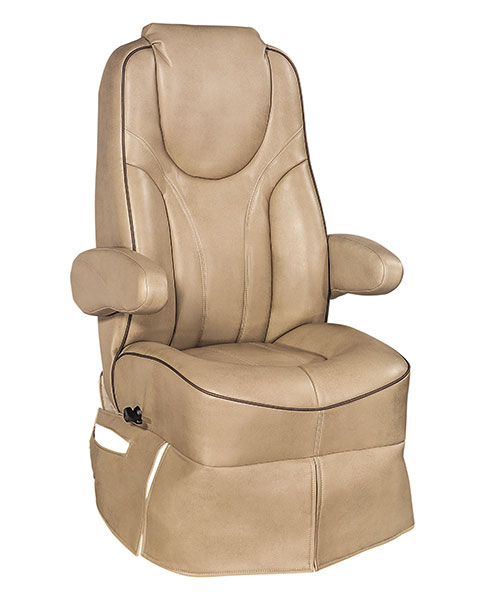 Williamsburg Furniture Custom Captain’s Chair Beige Brown