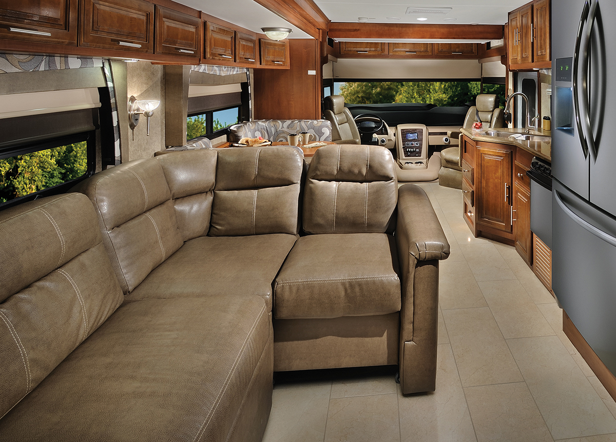 Williamsburg Furniture Class A Motorhome Custom Furniture Brown