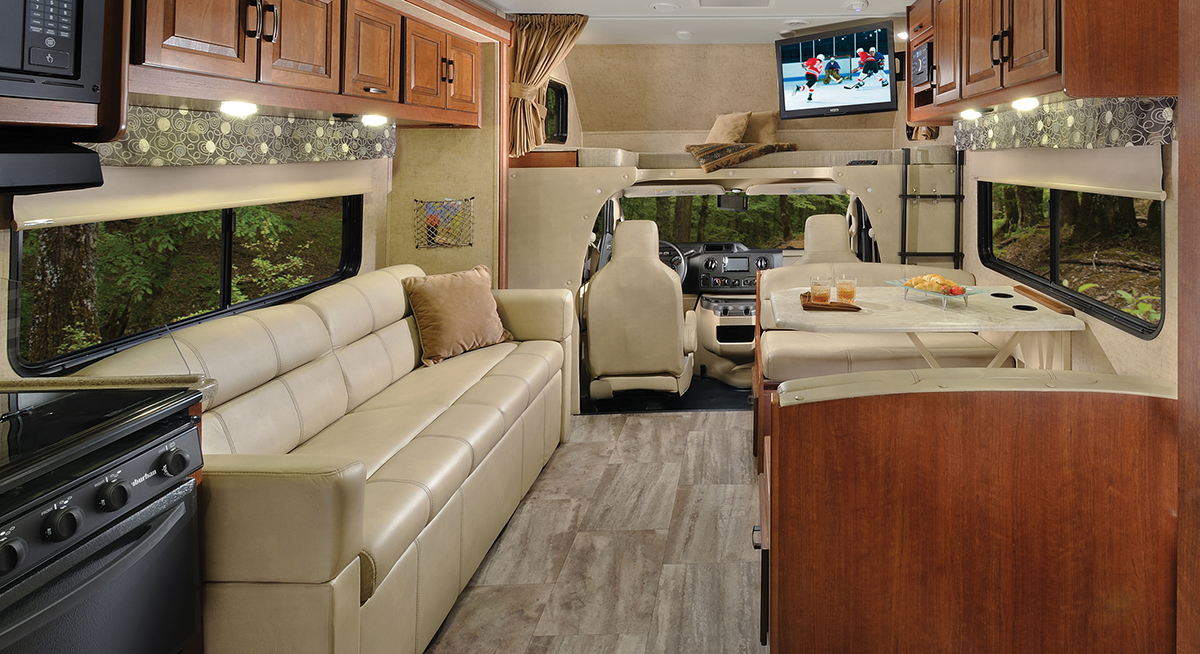 Williamsburg Furniture Class C Motorhome Custom Furniture Beige