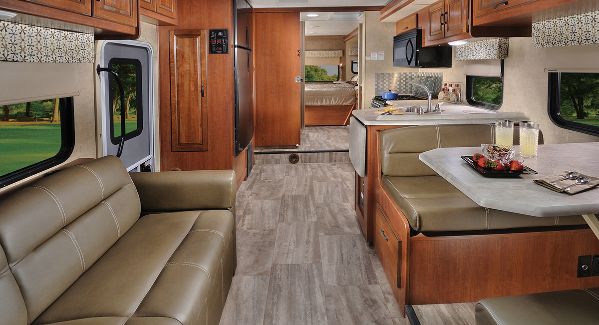 Williamsburg Furniture Class C Motorhome Custom Furniture Brown