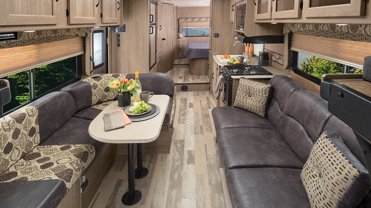 Williamsburg Furniture Class C Motorhome Custom Furniture Gray