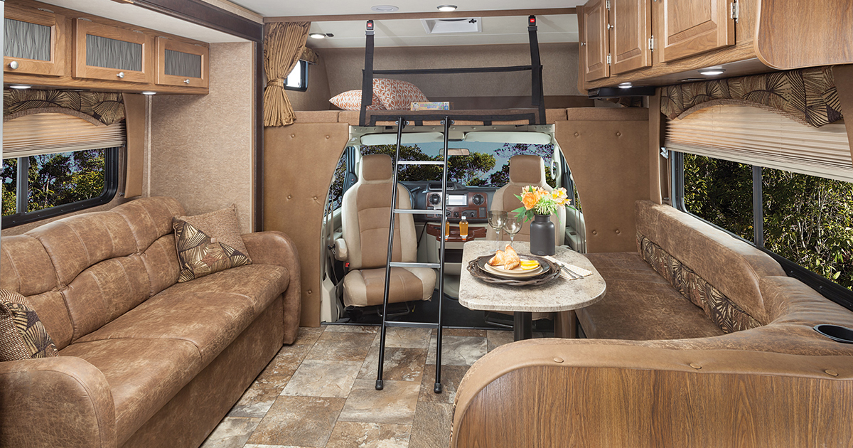 Williamsburg Furniture Class C Motorhome Custom Furniture Tan