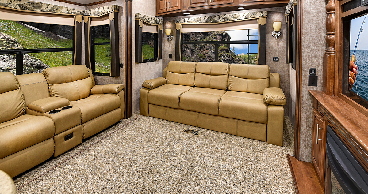 Williamsburg Furniture Fifth Wheel Nova Series Furniture Tan